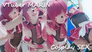 VTuber Houshou marin series preview standing doggy ★If a lot of ♥ I'll post the full story ★